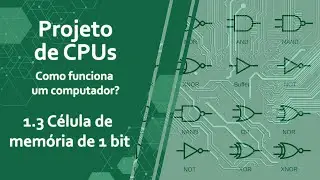 (Projeto de CPUs) 1.3 C&eacute;lula de Mem&oacute;ria de 1 bit