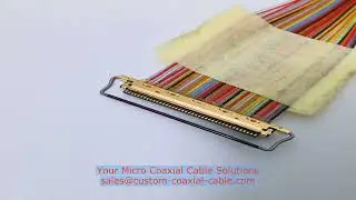 Custom Cable Assemblies Bespoke Cable Assemblies ultra fine coaxial cables micro coax cables DFM rev