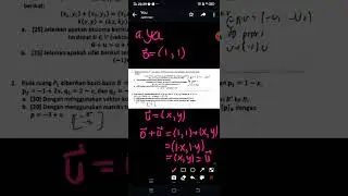 Soal aksioma ruang vektor