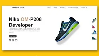 03 | Building a Website's Landing page using HTML, CSS & JS | Frontend Project