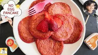 Surprise Your Little One with Yummy Pink Pancakes | Banana Beetroot Oat | Easy Breakfast Recipe