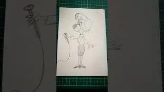 SKETCHING SWEET POLLY PUREBRED FROM UNDERDOG #shorts | DROIDMONKEY