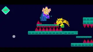 Playing games addicted to GD (credits, The Impossible Game 2)! Trying out my own levels!