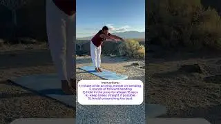 Day 1 Sciatica Relief | Forward Bend &ndash; Simple Yoga Pose for Back Pain & Better Posture