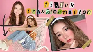 TRANSFORMING INTO A TIKTOK GIRL (OUTFIT + MAKEUP) | MONGABONG