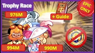 [UPDATED!] 3 META Epic Combis for Trophy Race: Mystery on the SS Cargot Season |Cookie Run Ovenbreak
