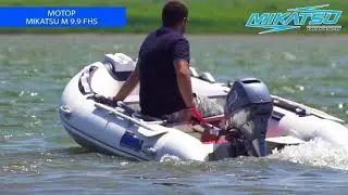 Обзор лодка RIB Stormline  340 (no console) AL и лодочный мотор Mikatsu M9.9FHS