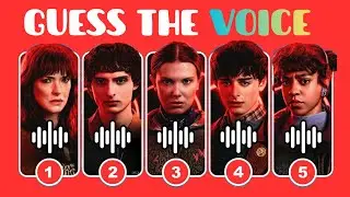 Guess the Stranger Things Season 5 characters by their Voice 🎤🎙️🔊 Stranger Things Season 5 Quiz