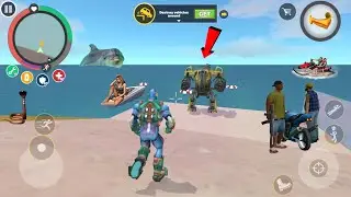 Rope Hero: Vice Town (BD 100 Ground Assault Machine Spawn New Secret Location) - Android Gameplay HD