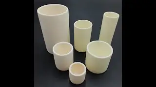 High Purity Cylindrical Ceramic Corundum Alumina Crucible for Metal Melting