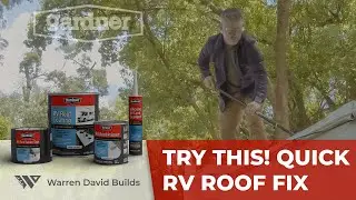 TRY THIS! QUICK RV ROOF FIX: Testing Out The Gardner RV Roof Coating System