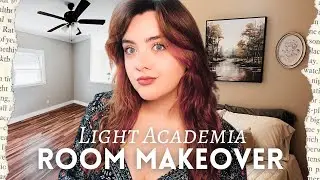 turning my guest room into a light academia dream 📖☁️ | Room Makeover