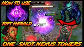 How to Use Rift Herald PERFECTLY 👌 - (Got 4 TOWERS😱)