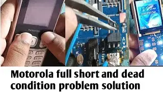 Motorola il1802 full short // Motorola Rose gold dead condition // moto g il1802  on problem #mobile