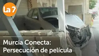 Murcia Conecta: Una persecución de película en Puente Tocinos con varios vehículos dañados | La7