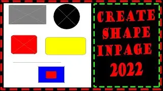 How to make shape in Inpage urdu 2022 All Tech Village