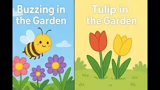 Buzzing Bees & Garden Tulips | Bunny Boo Kids Songs