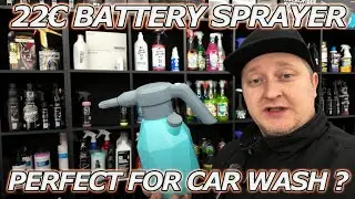 22&euro; Battery Pressure Sprayer from China? Is It Junk or Perfect for Pre-Washing Your Car?