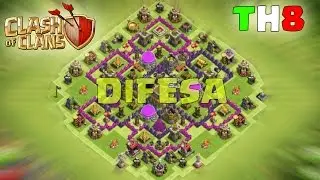 CLASH OF CLANS MUNICIPIO LIVELLO 8 - Miglior VILLAGGIO per DIFESA