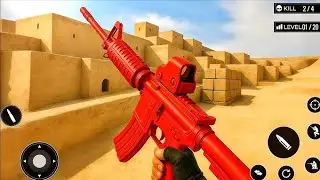 FPS War Strike Game - offline gun game _Android GamePlay 