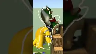 Minecraft Steve is the hero of the Mario Movie 🤪#bowser #minecraft #supermariobros