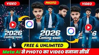 Ai Se Happy New Year Vala Video Banaye Free & Unlimited | New Year Video Editing Prompt | Ai Editing