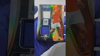 Panini - Select Euro 2021 - Memphis Depay - Netherlands - Silver Prizm Jersey Relic #DJ-MD Card