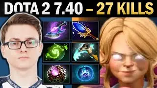 Invoker Pro Mid with Arcane Blink and 27 Kills - Dota 7.41