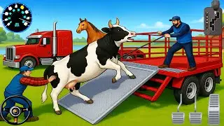 Farm Animal Transport Simulator 🐄 | Real Cargo Truck Driving | Microsoft Gameplay