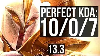 KAYLE vs RUMBLE (TOP) | 10/0/7, 2.6M mastery, 1500+ games, Legendary | KR Master | 13.3