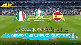 PES 2021 &bull; ПОЛУФИНАЛ ЕВРО-2020 &bull; МОД ПОТРЯСАЮЩЕГО РЕАЛИЗМА &bull; ИТАЛИЯ ПРОТИВ ИСПАНИИ &bull; РУКОВОДСТВО &bull; ТРАНСЛЯЦИОННАЯ КАМЕРА