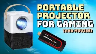 Using a Portable Projector for Backyard Gaming (Apeman LC450P Review)