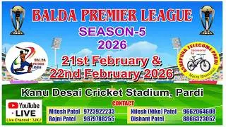 BPL || BALDA PREMIER LEAGUE || SEASON - 6 || 2026 ||