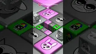 (Q240) 🤪🔥 Hypnotic Sprunki Cubes Roll! 🎵 Catchy Beats Sync with Every Flip! 🌀 #Shorts #Viral
