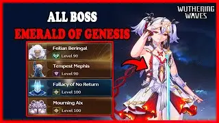 Emerald of Genesis Camellya vs All Tower Boss Tower of Adversity - Wuthering Waves