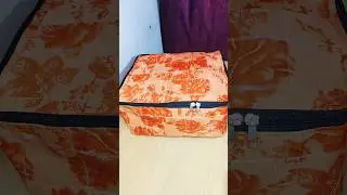 Saree Cover bag/multipurpose organizer/storage bag/saree cover storage box#ytshort #shorts