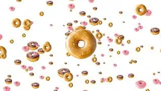 Dougnuts Deserts  Background Backdrop Motion Graphics 4K 30fps Copyright Free