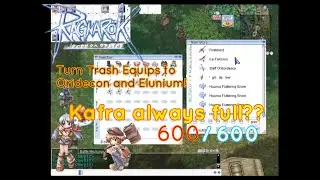 iRO:  Turn trash Equips into Oridecon / Elunium &  Bulk Oridecon and Elunium exchange