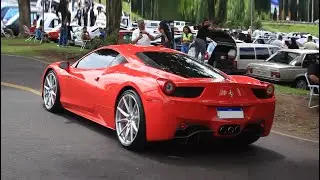 FERRARI 458 ITALIA V8 PARQUE BARIGUI DOMINGO 11/01/26 CURITIBA BRASIL DUDU CARR&Otilde;ES CORTES
