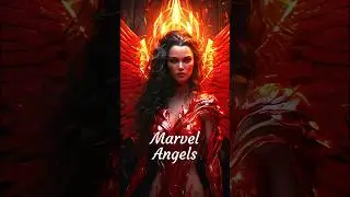 Marvel Characters as Angels | Who's Your Favorite? #marvel #aiart #angels  #shorts