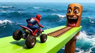 الرجل العنكبوت انقاذ باتمان Spider-Man Rescue batman vs iron man vs venom funny Game GTA 5 superhero