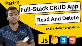 🔍 Explore Read and Delete Operations in a CRUD App: HTML, CSS, JavaScript, Firebase Tutorial!