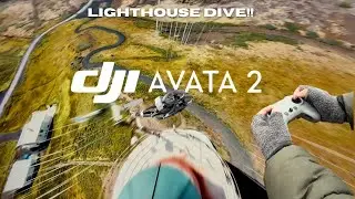 DJI Avata 2 Lighthouse Dive in Iceland 🇮🇸 | INSANE FPV Manual Mode Flight!