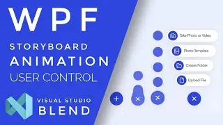Учебник WPF: Раскадровка анимации в WPF | Пользовательский элемент управления | Visual Studio Blend | Триггеры