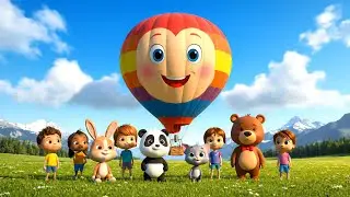 hot air balloon rhyme for kids |rhyme with hot air balloon | kids rhyme for entertainment |