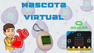 Tutorial micro:bit - MASCOTA DIGITAL tipo tamachogi - Programaci&oacute;n sencilla con variable contadora