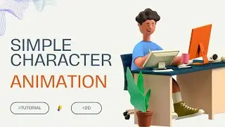 Simple Character Animation || 2D Animation tutorial for beginner || After Effects