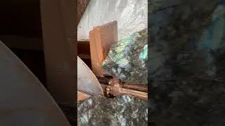 15 inch diamond cut labradorite
