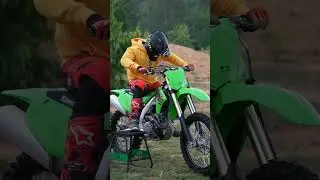 Mighty Kawasaki kx450 in india #dirtbike #shorts