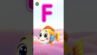 F for Fish 🐟 🍎 (Watch Full Video) #abcd #aforapple #kidsballtv